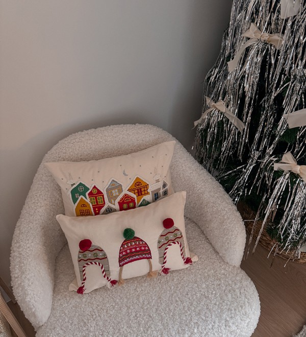 Чехол на подушку cozy knits из коллекции new year essential, 30х45 см