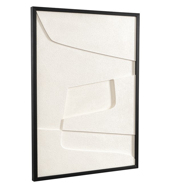 Панно декоративное с эффектом 3d minimalism, с черной рамой, 50х70 см