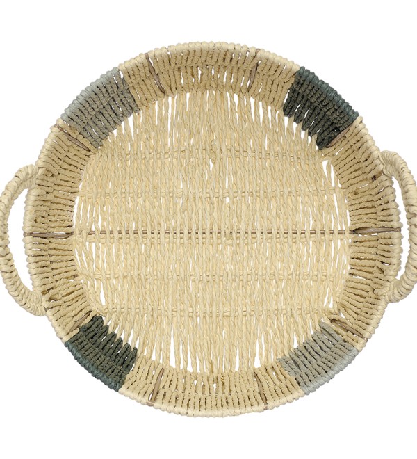 Корзина плетеная круглая bodhran sage из коллекции ethnic, размер l