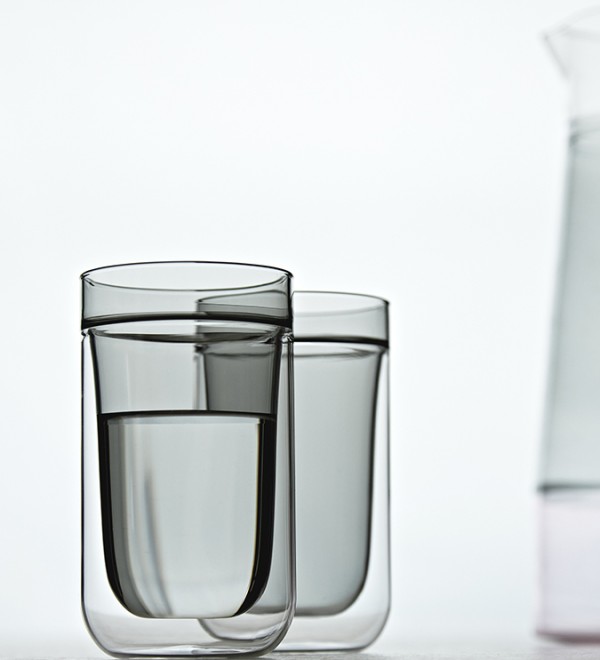 Набор стаканов pure, 280 мл, дымчато-серые, 2 шт.