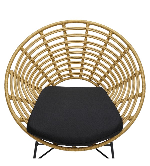 Стул vetle round, ротанг