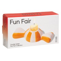Подсвечник funfair, 5,5х12х3 см, оранжевый