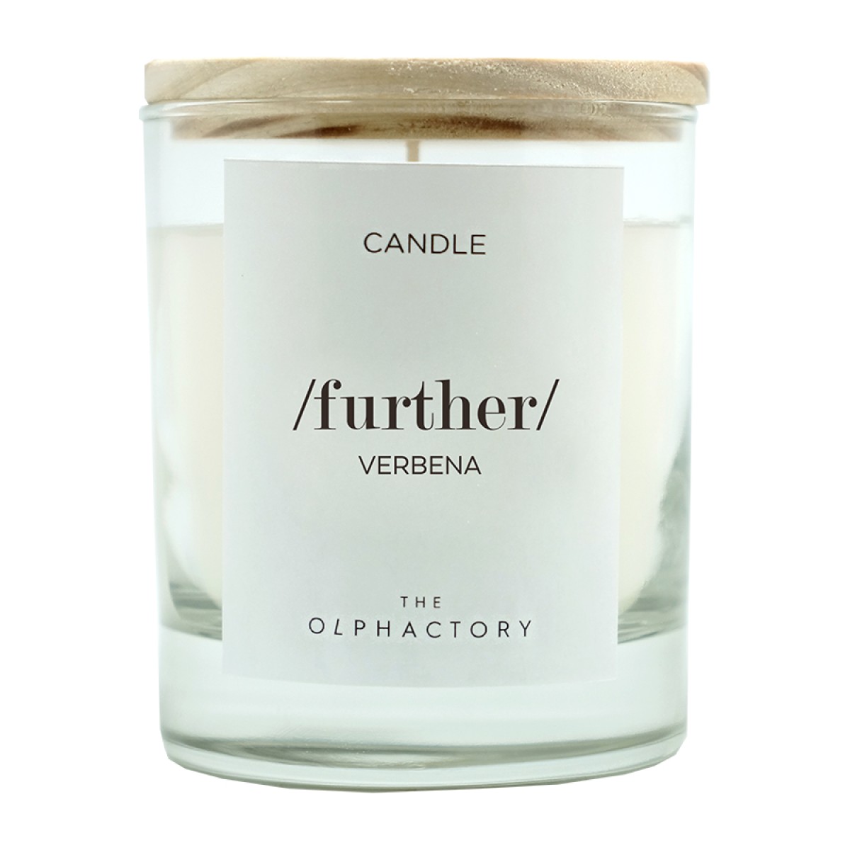 Свеча ароматическая the olphactory, further, verbena, 40 ч