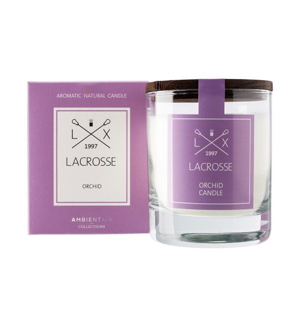 Свеча ароматическая lacrosse, orchid, 40 ч