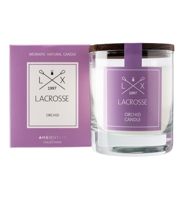 Свеча ароматическая lacrosse, orchid, 40 ч
