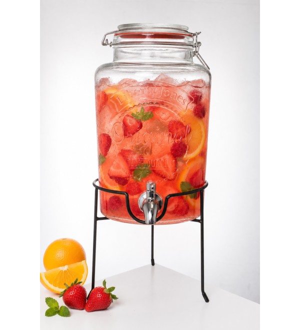 Диспенсер для напитков с подставкой maison jar, 5 л