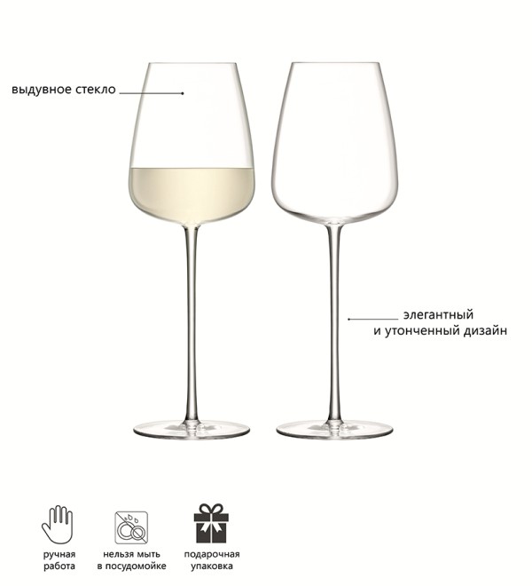 Набор бокалов для белого вина wine culture, 690 мл, 2 шт.