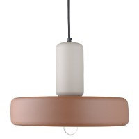 Светильник подвесной juko, D42х31 см, бежевый/коричневый