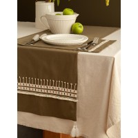 Дорожка на стол nomad grid из коллекции ethnic, 45х150 см
