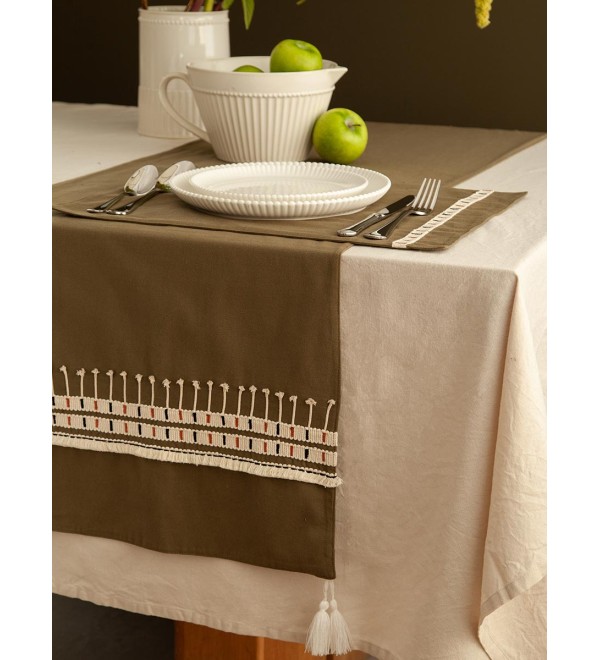 Дорожка на стол nomad grid из коллекции ethnic, 45х150 см