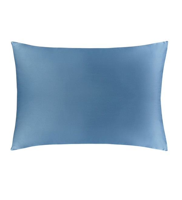 Комплект постельного белья из премиального сатина джинсово-синего цвета из коллекции essential, 200х220 см