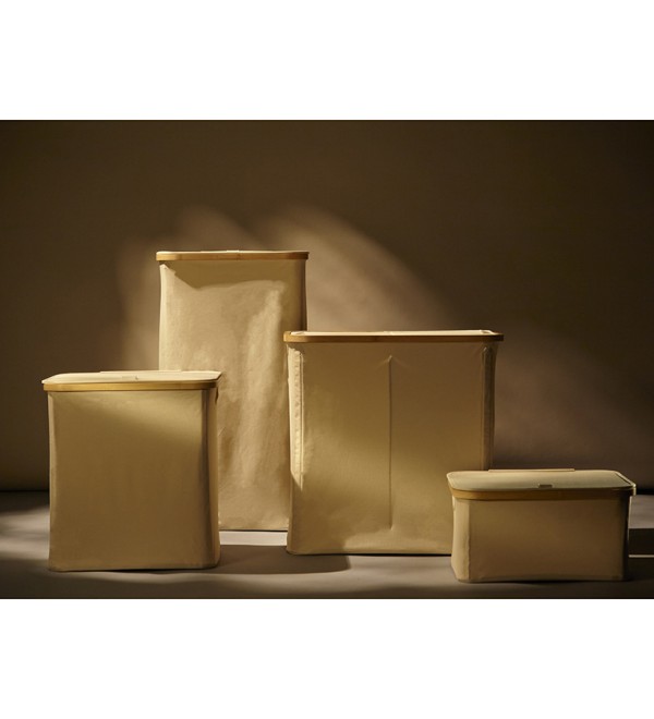 Корзина для белья neat tall, 41х35х74 см, молочная