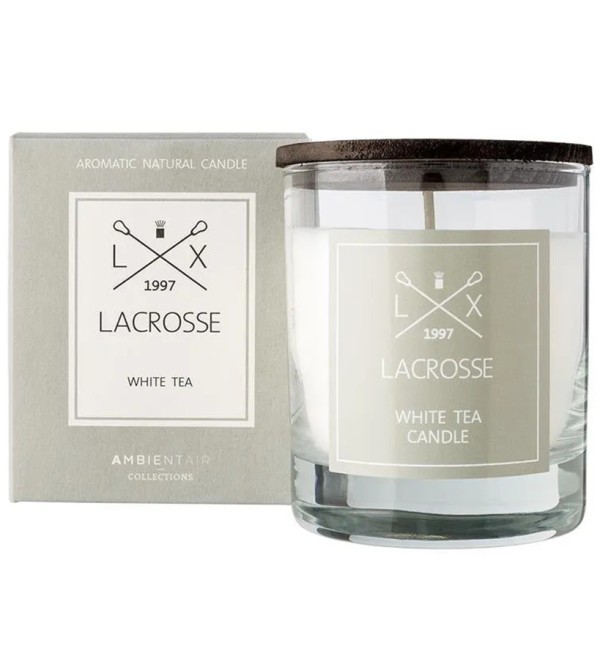 Свеча ароматическая lacrosse, white tea, 40 ч