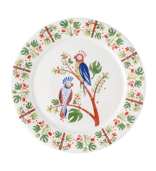Тарелка parrot из коллекции birds of paradise, D21 см