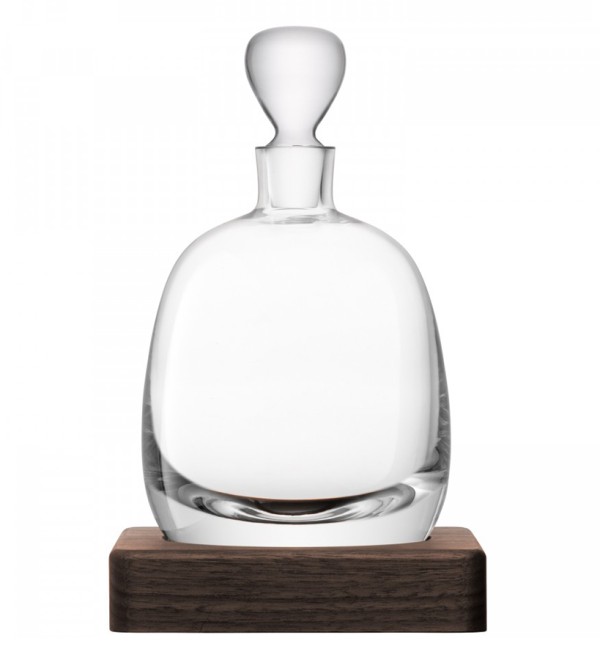 Декантер с деревянной подставкой islay whisky, 1 л