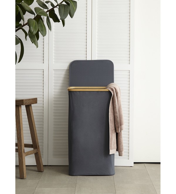 Корзина для белья neat tall, 41х35х74 см, серая