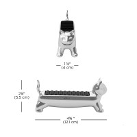 Держатель для колец ali cat, хром