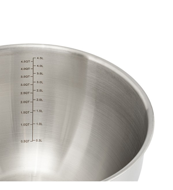 Набор стальных мисок balance с крышками и терками, 1,5 л/3 л/ 5 л