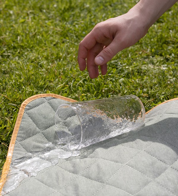 Плед для пикника и отдыха на пляже smart picnic, шалфей