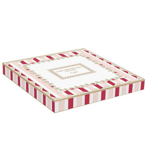 Блюдо для торта с лопаткой flowery, 31 см