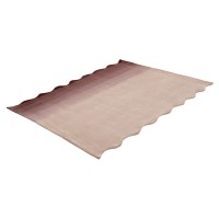 Ковер из шерсти over horizon цвета марсала из коллекции trendy ruffles, 200х300 см