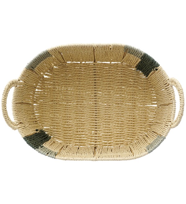 Корзина плетеная овальная bodhran sage из коллекции ethnic, размер m