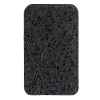 Набор губок для посуды из целлюлозы и кокосового волокна eco sponge, черные, 6 шт.