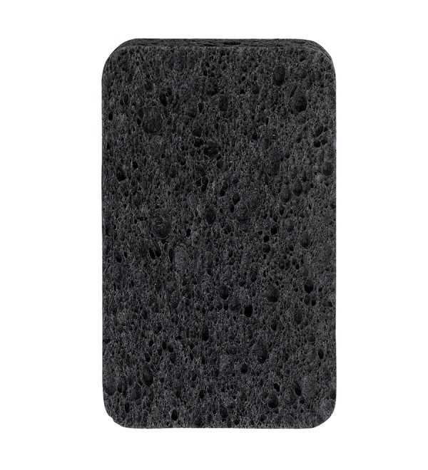 Набор губок для посуды из целлюлозы и кокосового волокна eco sponge, черные, 6 шт.