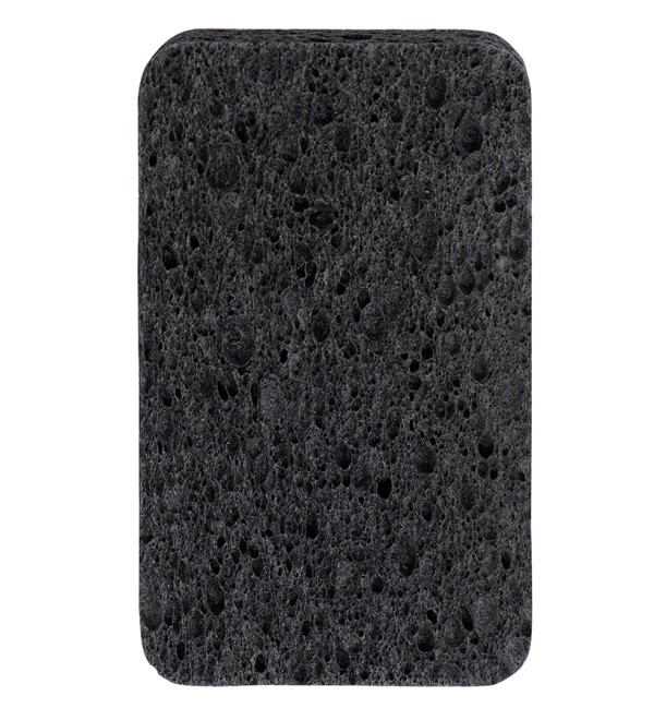 Набор губок для посуды из целлюлозы и кокосового волокна eco sponge, черные, 6 шт.