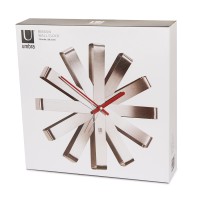Часы настенные ribbon, D31 см, сталь