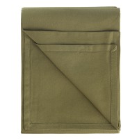 Скатерть из хлопка оливкового цвета из коллекции essential, 170х170 см