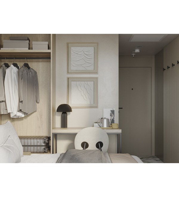 Лампа настольная texture sleek, D24х37 см, черная