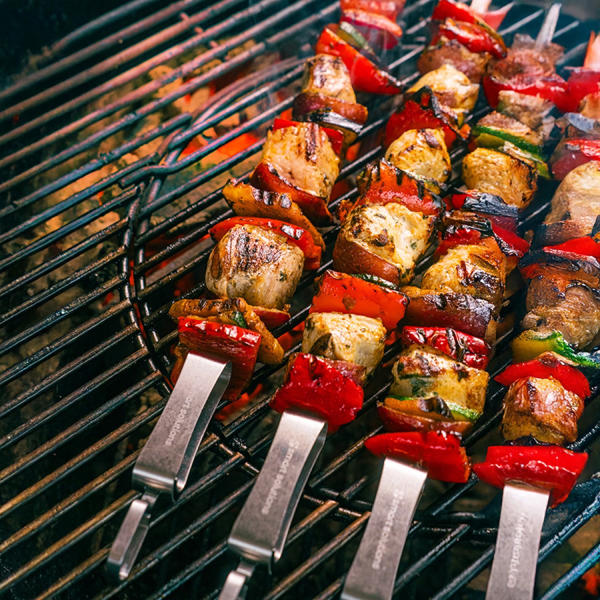 Набор шампуров для барбекю smart grill, 4 шт.