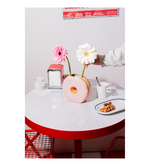 Ваза для цветов fast food, donut, 16 см