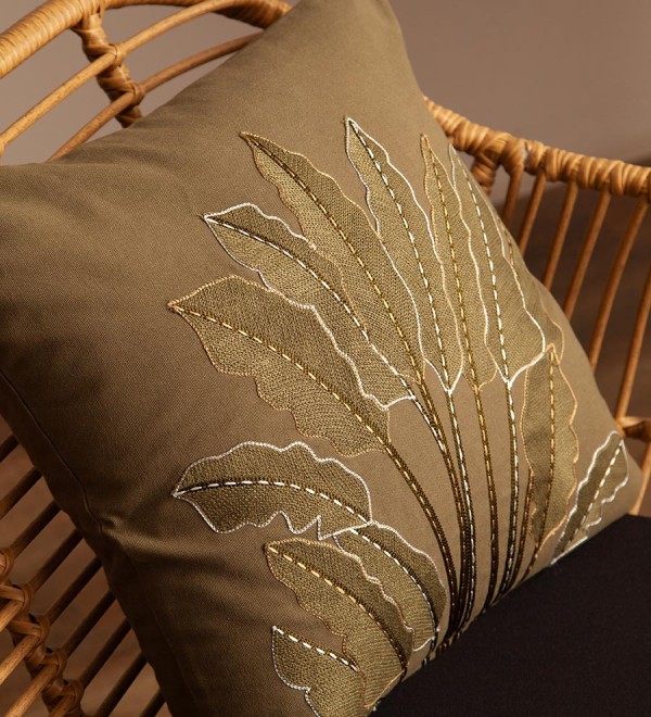 Чехол на подушку savanna leaf из коллекции ethnic, 45х45 см
