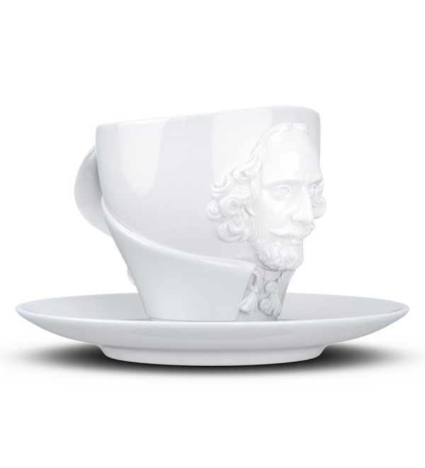 Чайная пара talent, william shakespeare, 260 мл, белая