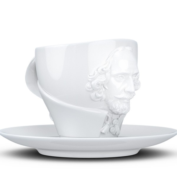 Чайная пара talent, william shakespeare, 260 мл, белая