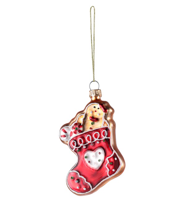 Набор ёлочных украшений ginger celebration из коллекции new year essential, 4 шт.