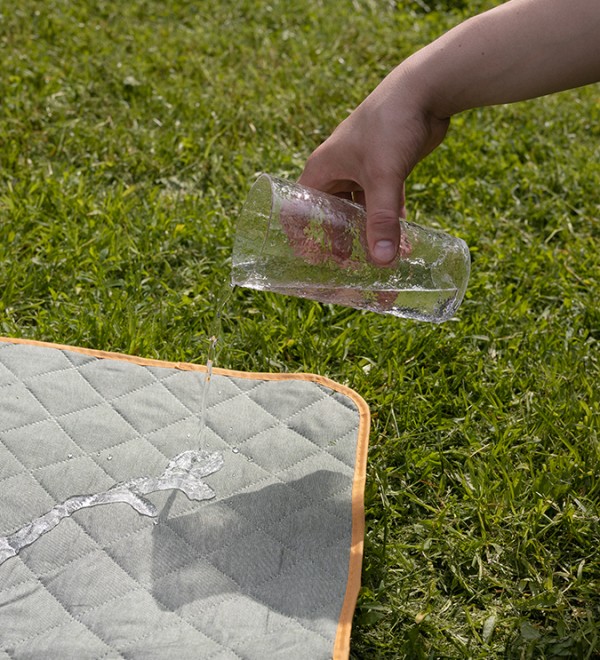 Плед для пикника и отдыха на пляже smart picnic, шалфей