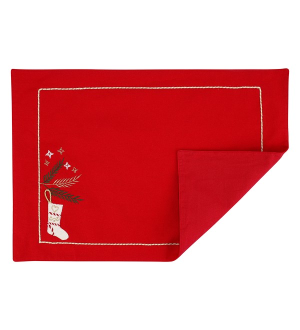 Салфетка под приборы winter wishes из коллекции new year essential, 33х48 см