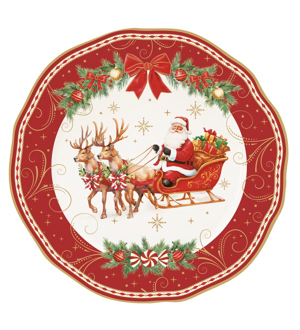 Тарелка десертная christmas heritage, D20 см