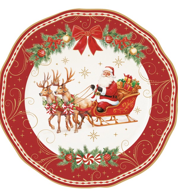 Тарелка десертная christmas heritage, D20 см