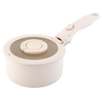 Набор посуды для приготовления со съемной ручкой smart ceramic, 7 предметов, цвета топленого молока