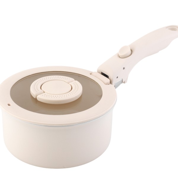 Набор посуды для приготовления со съемной ручкой smart ceramic, 7 предметов, цвета топленого молока