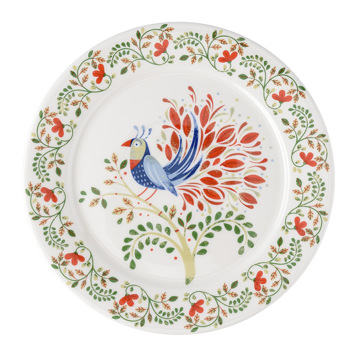 Тарелка fantail bird из коллекции birds of paradise, D21 см