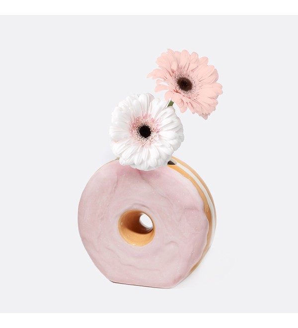 Ваза для цветов fast food, donut, 16 см