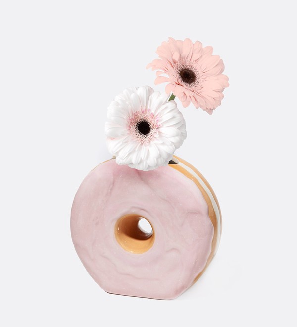 Ваза для цветов fast food, donut, 16 см