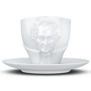 Чайная пара talent, goethe, 260 мл, белая