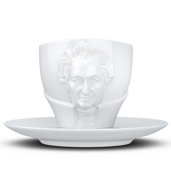 Чайная пара talent, goethe, 260 мл, белая
