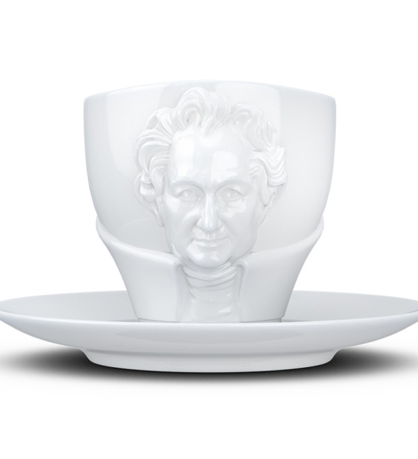 Чайная пара talent, goethe, 260 мл, белая